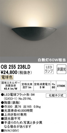 ODELIC �����ǥ�å� �֥饱�å� OB255236LD �ᥤ��̿�