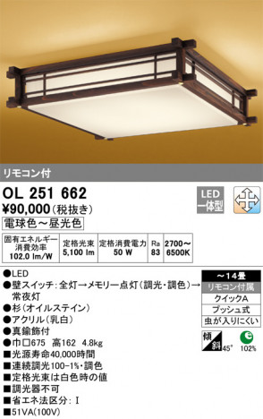 ODELIC �����ǥ�å� ������󥰥饤�� OL251662 �ᥤ��̿�