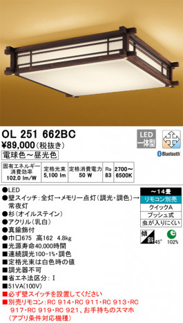 ODELIC �����ǥ�å� ������󥰥饤�� OL251662BC �ᥤ��̿�