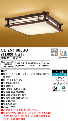 ODELIC �����ǥ�å� ������󥰥饤�� OL251663BC �ᥤ��̿�