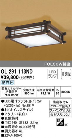 ODELIC ǥå 󥰥饤 OL291113ND ᥤ̿