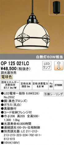 ODELIC �����ǥ�å� �ڥ����ȥ饤�� OP125021LC �ᥤ��̿�