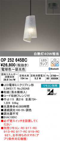 ODELIC �����ǥ�å� �ڥ����ȥ饤�� OP252645BC �ᥤ��̿�