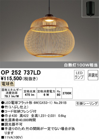 ODELIC �����ǥ�å� �ڥ����ȥ饤�� OP252737LD �ᥤ��̿�