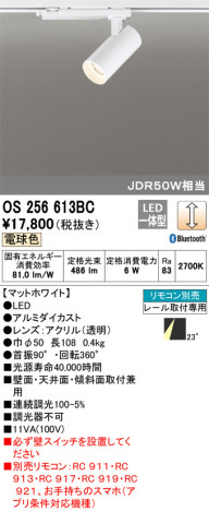 ODELIC �����ǥ�å� ���ݥåȥ饤�� OS256613BC �ᥤ��̿�