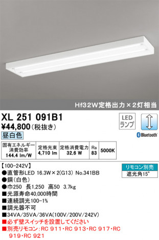 ODELIC �����ǥ�å� �١����饤�� XL251091B1 �ᥤ��̿�