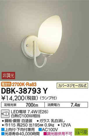 ʼ̿ | DAIKO ŵ ֥饱å DBK-38793Y | ̿䡦ƥꥢΡڥ饤ȥ