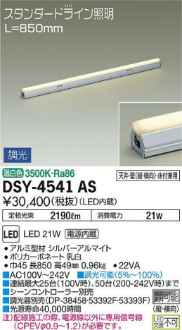 ���ʼ̿� | DAIKO ����ŵ� ���ܾ����Ѵ�� DSY-4541AS | ���������̿����䡦����ƥꥢ���������Ρڥ饤�ȥ��������