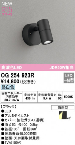 ODELIC �����ǥ�å� �������ƥꥢ�饤�� OG254923R �ᥤ��̿�