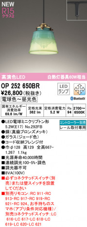 ODELIC �����ǥ�å� �ڥ����ȥ饤�� OP252650BR �ᥤ��̿�