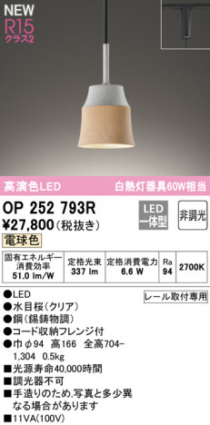 ODELIC �����ǥ�å� �ڥ����ȥ饤�� OP252793R �ᥤ��̿�