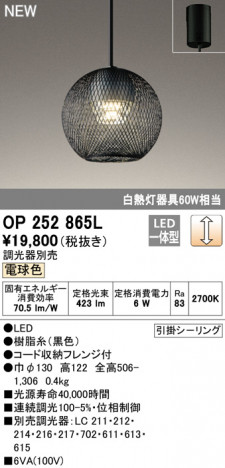 ODELIC �����ǥ�å� �ڥ����ȥ饤�� OP252865L �ᥤ��̿�