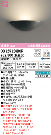 ODELIC �����ǥ�å� �֥饱�å� OB255236BCR �ᥤ��̿�