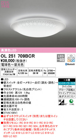 ODELIC �����ǥ�å� ������󥰥饤�� OL251709BCR �ᥤ��̿�