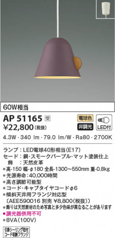 ���β���|KOIZUMI �������߾��� �ڥ����� AP51165