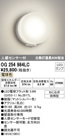 ODELIC �����ǥ�å� �������ƥꥢ�饤�� OG254984LC �ᥤ��̿�