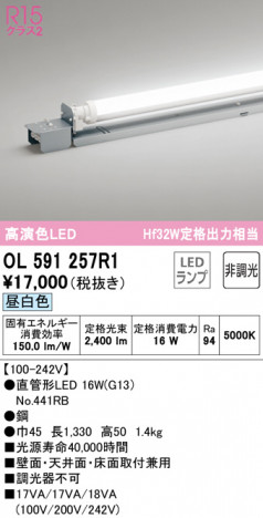 ODELIC �����ǥ�å� �����Ѵ��ܾ��� OL591257R1 �ᥤ��̿�