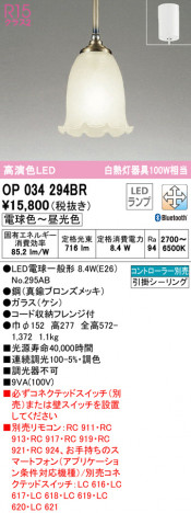 ODELIC �����ǥ�å� �ڥ����ȥ饤�� OP034294BR �ᥤ��̿�