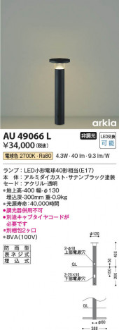 ���β��� Koizumi �������߾��� �����ǥ�饤��AU49066L