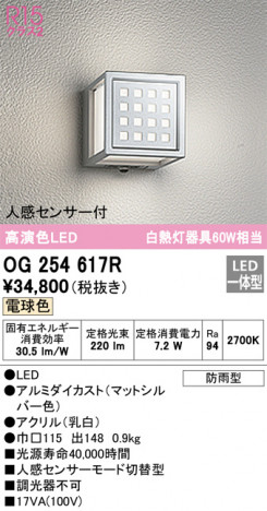 ñʲ | ODELIC ǥå ƥꥢ饤 OG254617R | ̿饤ȥ