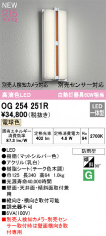 ñ�ʲ��� | ODELIC �����ǥ�å� �������ƥꥢ�饤�� OG254251R | ���������̿����� �饤�ȥ�������