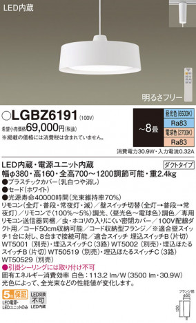 Panasonic ڥ LGBZ6191 ᥤ̿
