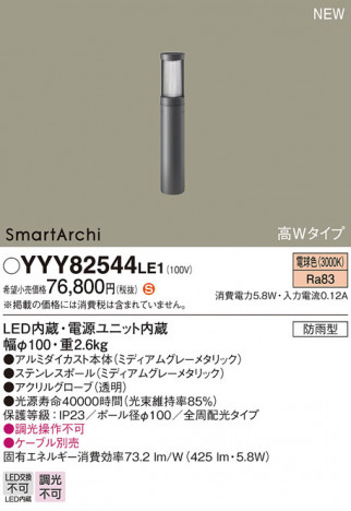 Panasonic եåȥ饤 YYY82544LE1 ᥤ̿