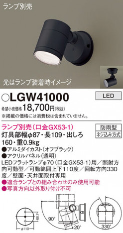 Panasonic ƥꥢݥåȥ饤 LGW41000 ᥤ̿