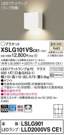 Panasonic ֥饱å XSLG101VSCE1 ᥤ̿