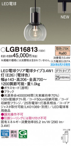 Panasonic ڥȥ饤 LGB16813 ᥤ̿