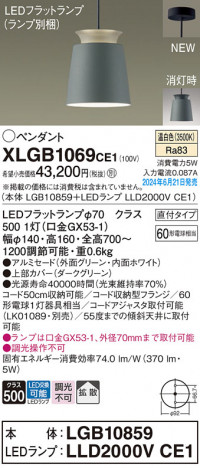 Panasonic ڥȥ饤 XLGB1069CE1 ᥤ̿