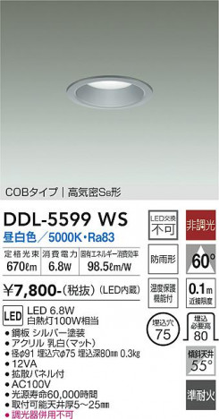 ���ʼ̿� | DAIKO ����ŵ� ������饤�� DDL-5599WS