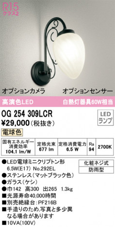 ODELIC ǥå ƥꥢ饤 OG254309LCR ᥤ̿