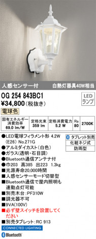 ODELIC �����ǥ�å� �������ƥꥢ�饤�� OG254843BC1 �ᥤ��̿�