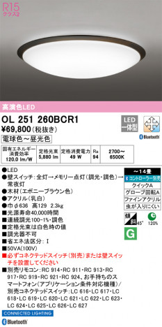 ODELIC ǥå 󥰥饤 OL251260BCR1 ᥤ̿