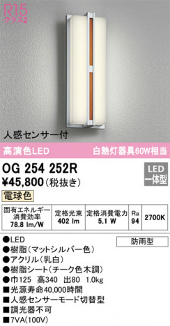 ODELIC �����ǥ�å� �������ƥꥢ�饤�� OG254252R �ᥤ��̿�