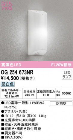 ODELIC ǥå ƥꥢ饤 OG254673NR ᥤ̿