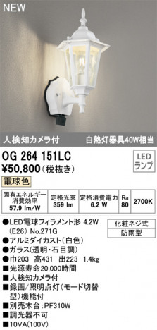 ODELIC �����ǥ�å� LED �������ƥꥢ�饤�� OG264151LC �ᥤ��̿�