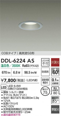 ʼ̿ | DAIKO ŵ LED饤 DDL-6224AS