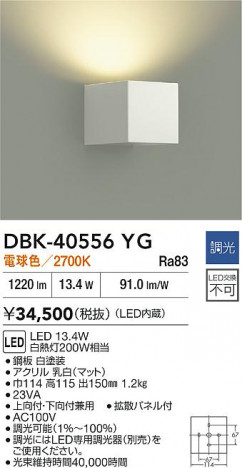 ʼ̿|DAIKO ŵ LED֥饱å DBK-40556YG