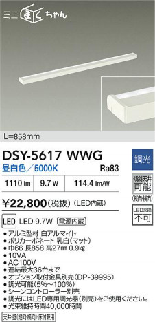 ʼ̿|DAIKO ŵ LEDܾѴ DSY-5617WWG