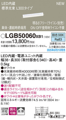 Panasonic ۲ LGB50060XB1 ᥤ̿