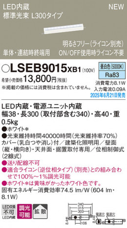 Panasonic ۲ LSEB9015XB1 ᥤ̿