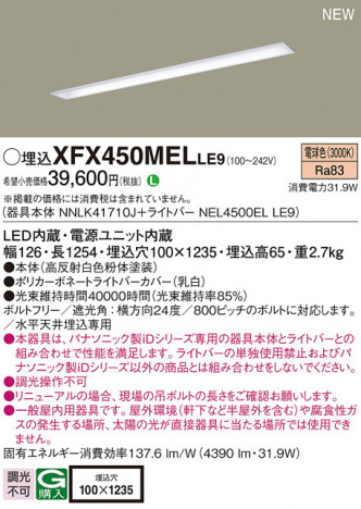 Panasonic ١饤 XFX450MELLE9 ᥤ̿