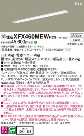 Panasonic ١饤 XFX460MEWRC9 ᥤ̿