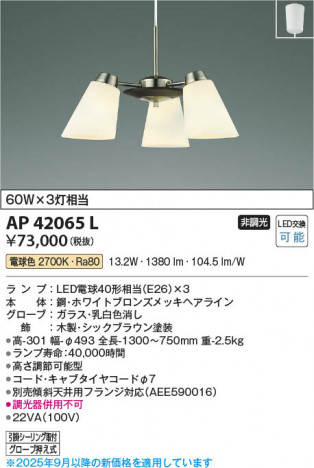 β Koizumi ߾ LEDڥ AP42065L