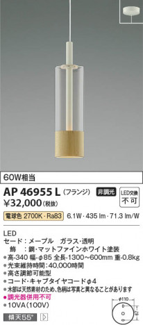 β Koizumi ߾ LEDڥ AP46955L