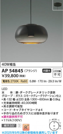 β Koizumi ߾ LEDڥ AP54845