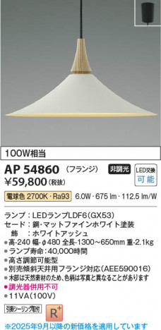 β Koizumi ߾ LEDڥ AP54860