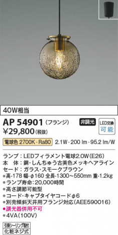 β Koizumi ߾ LEDڥ AP54901